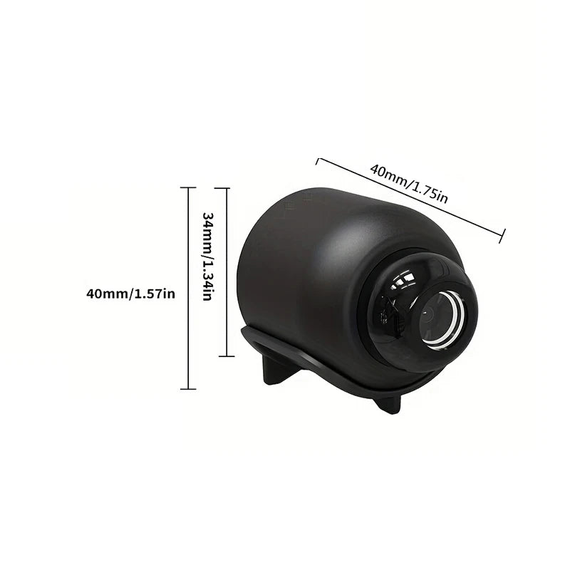Mini caméra espion WiFi 1080p avec vision nocturne et détection de mouvement