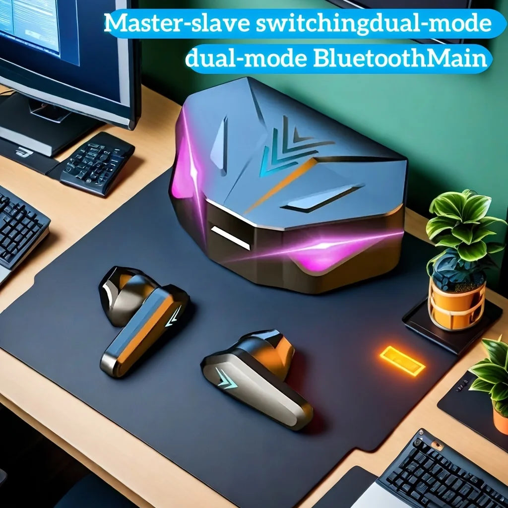 Ecouteurs Bluetooth 5.3 X15 TWS Sans Fil – Réduction Bruit Micro Gamer LED