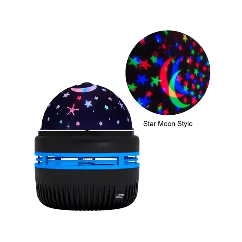 Projecteur Ciel Étoilé LED USB – Veilleuse Lune Étoiles Ambiance Chambre Enfant