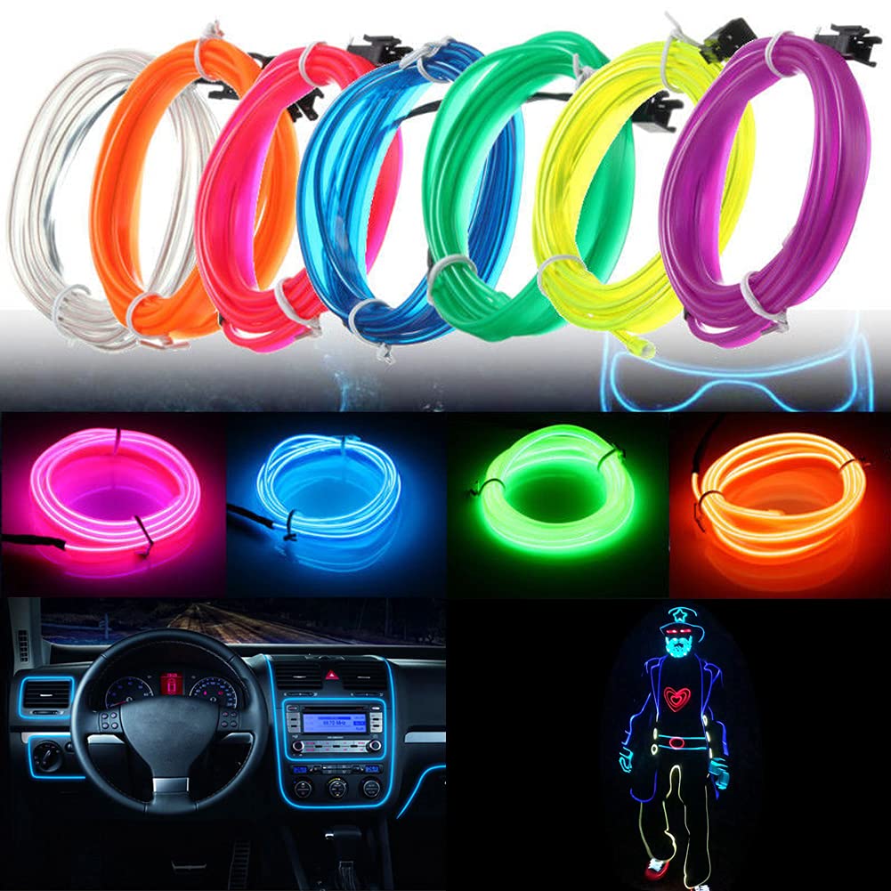 Bande LED intérieur voiture USB 5M – éclairage ambiance néon flexible